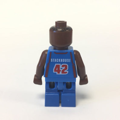 LEGO Minifigure-NBA Jerry Stackhouse, Detroit Pistons #42-Sports / Basketball-NBA017-Creative Brick Builders